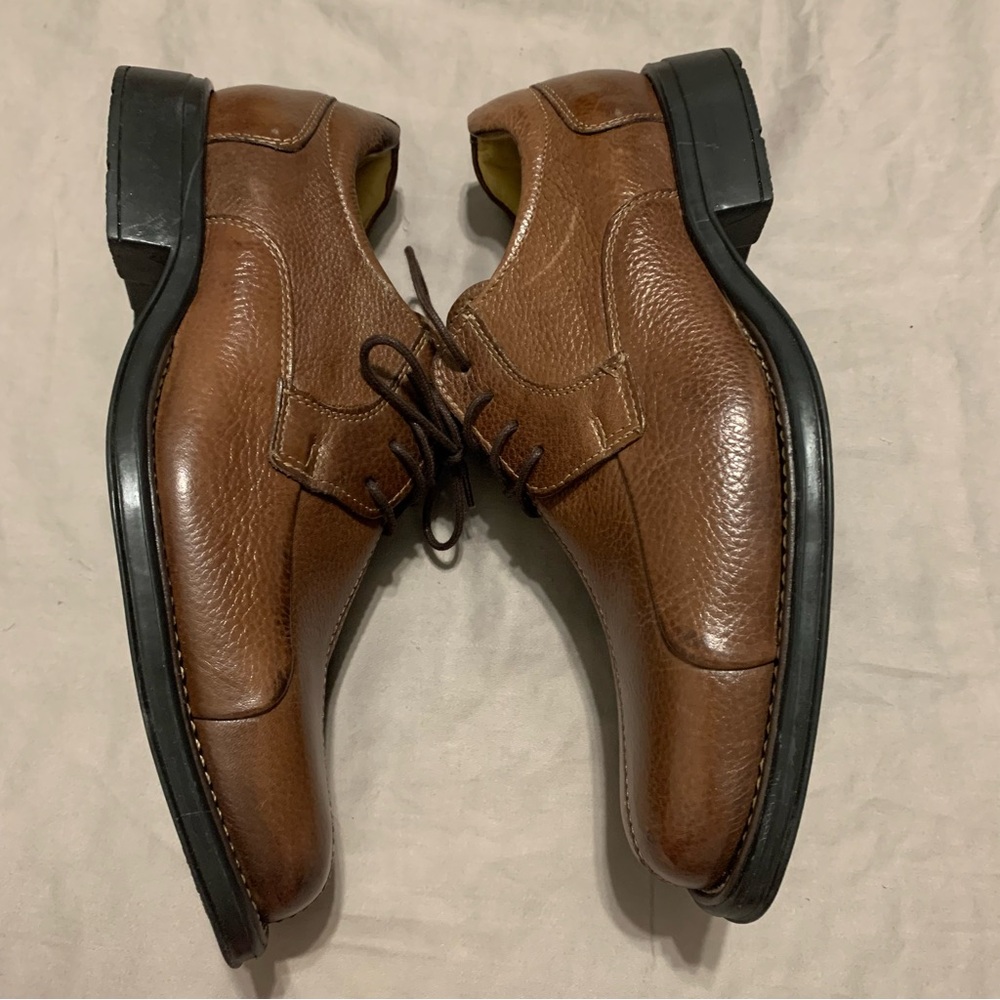Studio Belvedere Men's Brown Leather ‎ 9.5 NWOT Dress Shoes